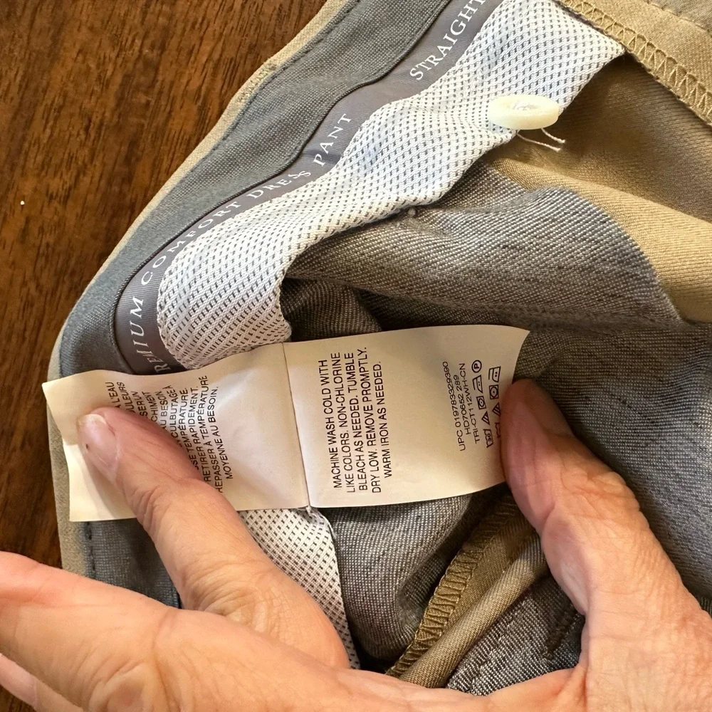 Haggar Men's Khaki Dress Pants - Picture 6 of 8